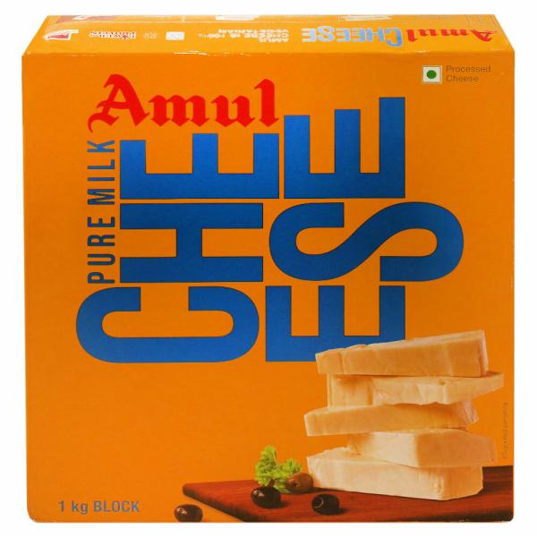 Amul Cheese Block 1 kg (Carton)