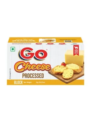 Go Processed Cheese - Made from 100% Fresh Cow's Milk, 1 kg Carton