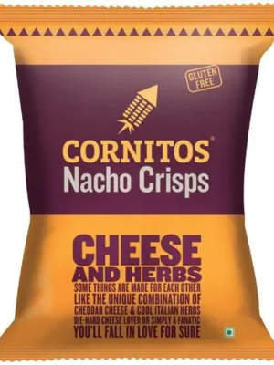 Cornitos Cheese & Herbs Nacho Chips, 150 g Pouc