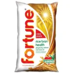Fortune Rice Bran Health Physically Refined Oil, 1 L Pouch