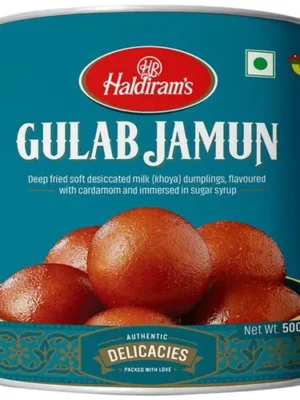 Haldiram's Gulab Jamun, 500 g Tin