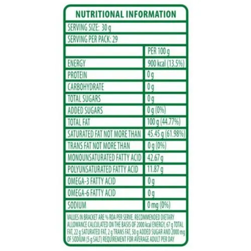 RUCHI Gold Palmolein Oil, 850 g Pouch