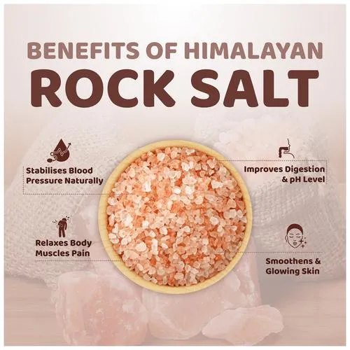 Pro Health Himalayan Rock Salt - Unrefined, Minerals Rich, Enhance Food's Flavour, 1 kg