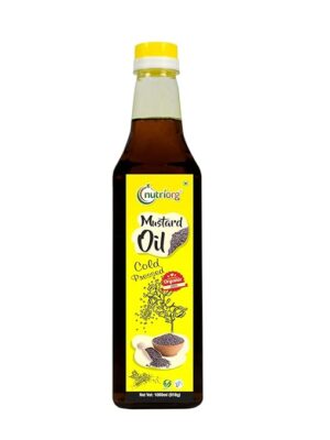 Nutriorg Cold Pressed 100% Organic Mustard Oil 1 L