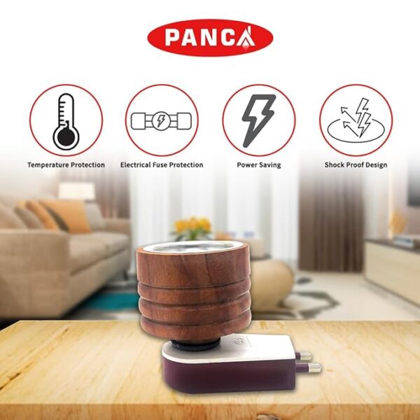 PANCA Kapoor Dani Camphor Diffuser for Home Bakhoor Burner Kapoor Diffuser