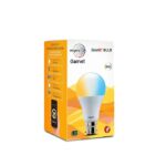 Wipro Garnet 9W B22D LED White and Yellow Smart Bulb, Pack of 1