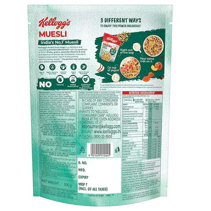 Kelloggs Choclate Muesli 450gm