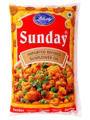 Sunday Refined Sunflower Oil 1 L