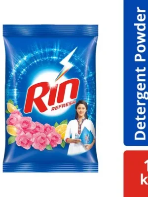 Rin Refresh Lemon & Rose Detergent Powder, 1 kg