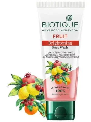 BIOTIQUE Brightening Face Wash - Fruit, 100 ml