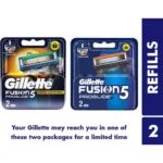 Gillette Fusion Proglide Blades For Men - For Perfect Shave & Beard Shape, 2 pcs