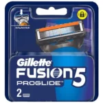 Gillette Fusion Proglide Blades For Men - For Perfect Shave & Beard Shape, 2 pcs