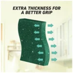 Scotch brite Silver Sparks Scrub Pad- Scrubber for Utensil cleaning, 6 pcs