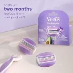 Gillette Venus Comfortglide Hair Removal Razor for Women | 1 Pc | With Avocado Oils & Body Butter, Freesia Scent