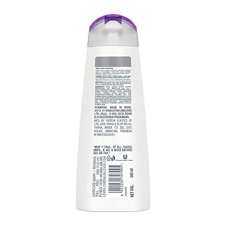 Dove Daily Shine Shampoo 340 ml