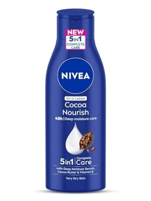 NIVEA Cocoa Nourish 200ml Body Lotion with Deep Moisture Serum| 48 H Moisturization
