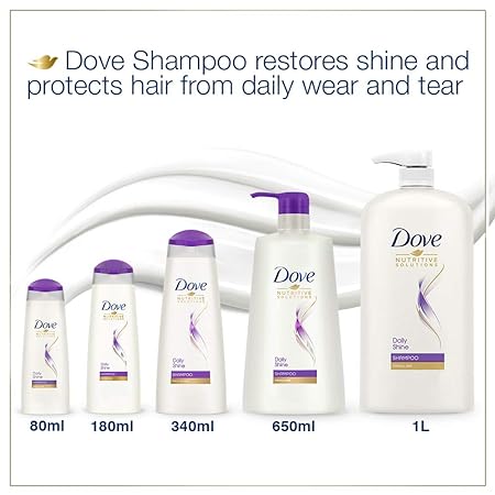 Dove Daily Shine Shampoo 340 ml