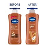 Vaseline Cocoa Glow Serum In Lotion, 400 ml | 100% Pure Cocoa & Shea Butter for Glowing & Soft Skin