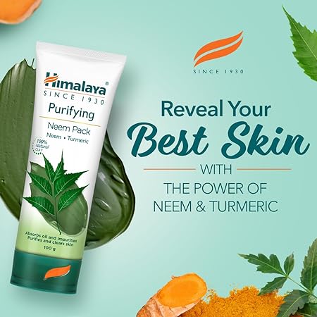 Himalaya Herbals Purifying Neem Pack, 100g