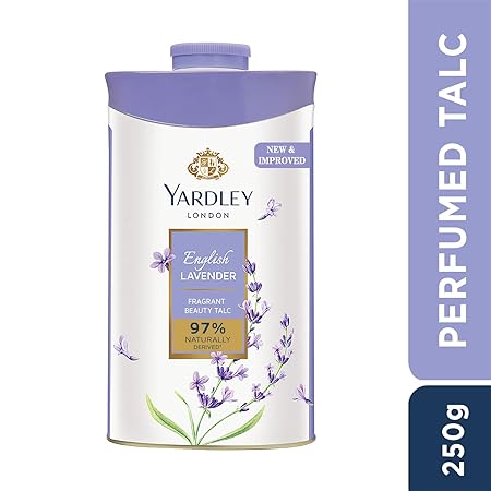 Yardley London English Lavender Perfumed Talc| Fragrant Beauty Talc for Women| Smooth texture | 250g