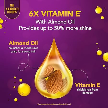 Bajaj Almond Drops Hair Oil, 285ml