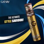 Gatsby Set & Keep Hair Spray - Ultra Hard 250ml | Quick Drying, Long Lasting Hold, No Flaking, Natural Shine, & Easy Wash Off