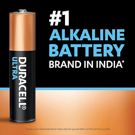 Duracell Ultra Alkaline AAA Battery, 4 Pcs