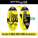 Maybelline New York Colossal Kajal, Intense Colour, Waterproof, Long lasting 24Hrs Stay, Black, 0.35g
