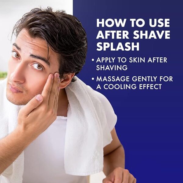 Procter & Gamble Liquid Gillette After Shave Splash Refreshing Breeze 50Ml, White, Gel, Men