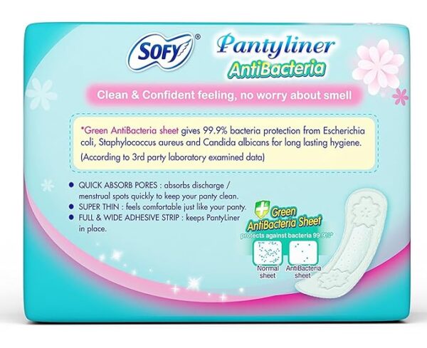 Sofy Panty liner Antibacterial - Pack of 36 Pieces