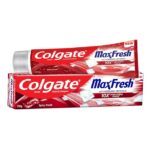 Colgate MaxFresh Toothpaste, Red Gel Tooth Paste with Menthol for Super Fresh Breath, 150g Spicy Fresh