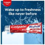 Colgate MaxFresh Toothpaste, Red Gel Tooth Paste with Menthol for Super Fresh Breath, 150g Spicy Fresh