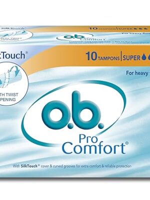 O.B. ProComfort Tampons - Super Heavy Flow, 10 Piece