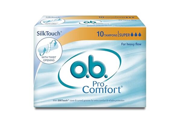 O.B. ProComfort Tampons - Super Heavy Flow, 10 Piece