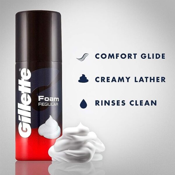 Gillette Classic Regular Pre Shave Foam - 196 Gram