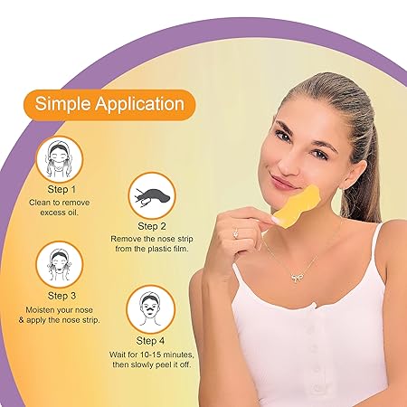DR.RASHEL Vitamine C Nose Strips with Hazel Extracts Observes Dirt & Oil, Cleanses Pore & Remove Blackheads