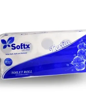 Softx Tertia (10 In 1 Pack) Toilet Roll