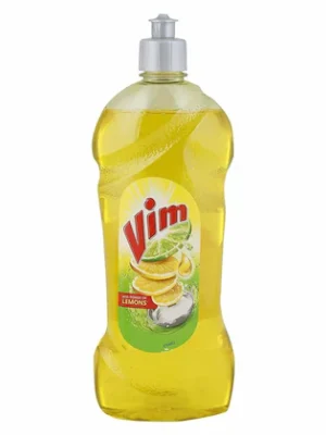 Vim Drop Dishwash Liquid - Yellow, 750ml