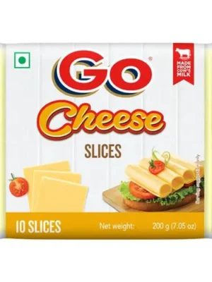 Go Plain Cheese Slice, 200 g (10 Slices)