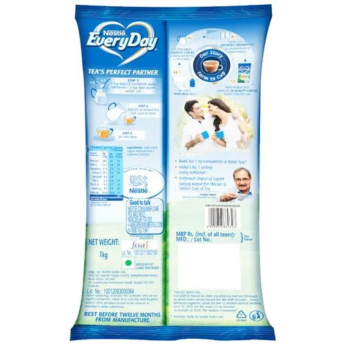 Nestle Everyday Dairy Whitener - Milk Powder For Tea, 1 kg Pouch