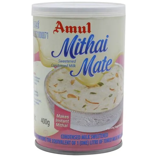 Amul Sweetened Condensed Milk Mithai Mate, 400 g Tin