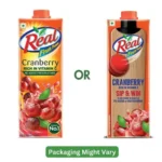 Real Fruit Power Cranberry Juice, 1 L