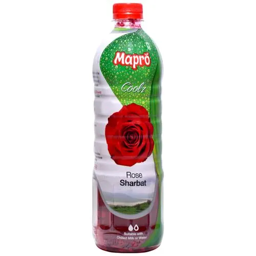 Mapro Coolz Sharbat - Rose, 1 L Bottle