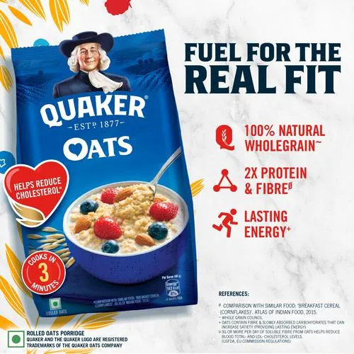 Quaker Rolled Oats, 400 g Pouch