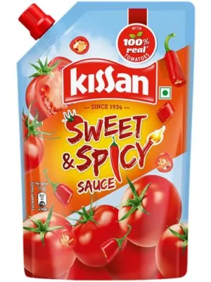 Kissan Sweet & Spicy Ketchup Doy, 450 g