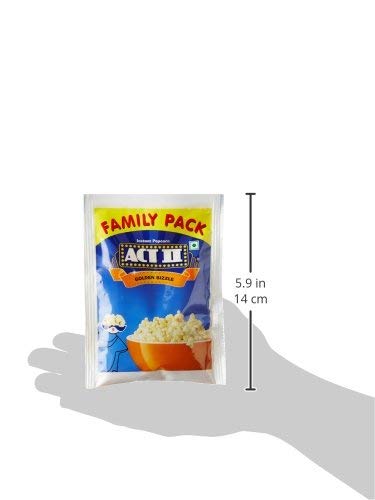ACT II Instant Golden Sizzle Popcorn, (90 + 30 gm)120g
