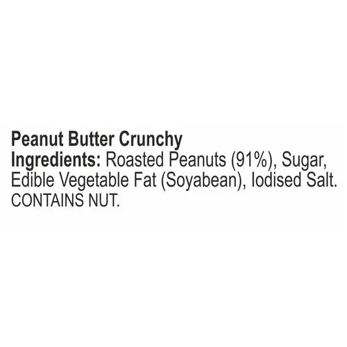 Dr. Oetker FunFoods Peanut Butter - Crunchy, 375 g Jar