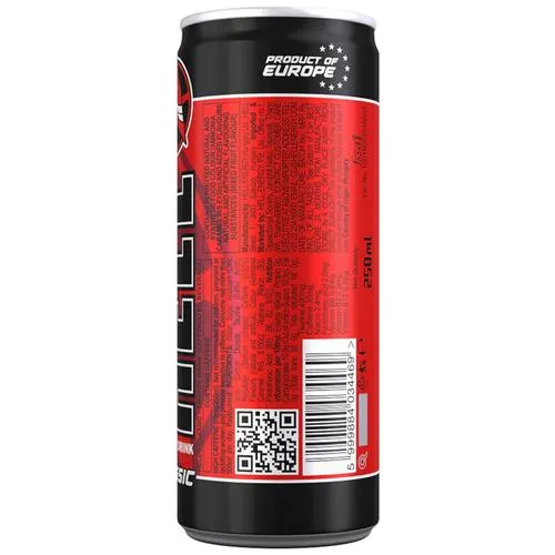 HELL ENERGY Drink - Classic, Caffeinated Beverage, 250 ml