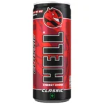 HELL ENERGY Drink - Classic, Caffeinated Beverage, 250 ml