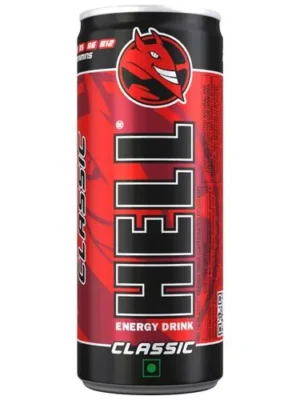 HELL ENERGY Drink - Classic, Caffeinated Beverage, 250 ml